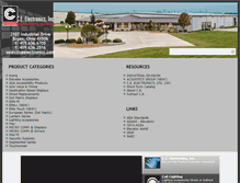 Tablet Screenshot of ceelectronics.com